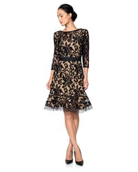 Tadashi Shoji - Black Lace Sheath Dress - Lyst