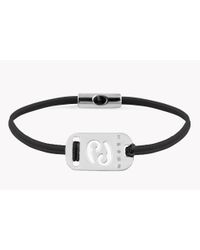 Tateossian - Black Zodiac Silver Cancer Bracelet for Men - Lyst