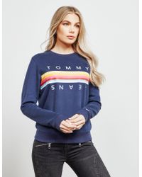 Tommy Hilfiger Rainbow Sweatshirt Navy Blue