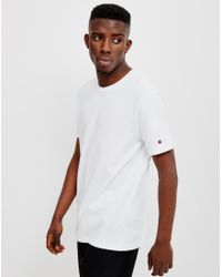 Champion | White Reverse Weave Crew Neck T-shirt for Men | Lyst
