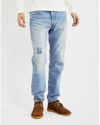 Levi's | Brown 501 Customized And Tapered Old Spitalfields Jean for Men | Lyst