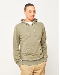 The Idle Man | Washed Hoodie Green for Men | Lyst