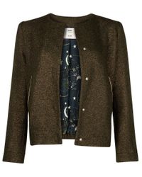 POM Amsterdam Green Jacket Uni Glitter