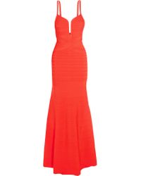 Hervé Léger Multicolor Bandage Gown