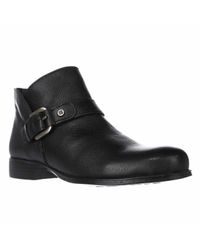 Naturalizer | Black Jarrett Low Rise Ankle Boots | Lyst