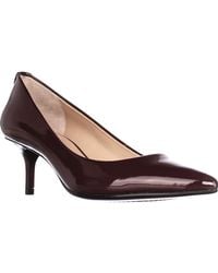 Michael Kors | Brown Michael Mk Flex Kitten Pointed-toe Pumps | Lyst
