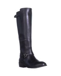 Lauren by Ralph Lauren Black Margarite Riding Boots