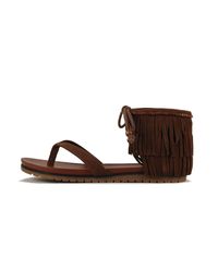 MIA - Brown Native Cinammon Nova Suede Sandal - Lyst