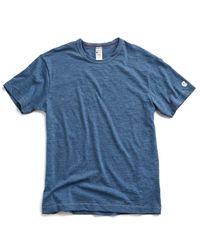 Todd Snyder - Blue Champion Classic T-shirt In Indigo Mix for Men - Lyst