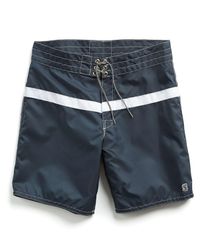Todd Snyder - Blue Exclusive Birdwell 311 Board Shorts In Navy Surf Stripe for Men - Lyst