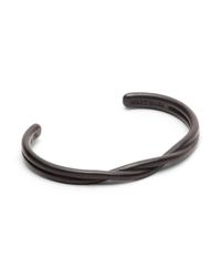 Maxx + Unicorn - Twisted Cuff In Black Oxide for Men - Lyst