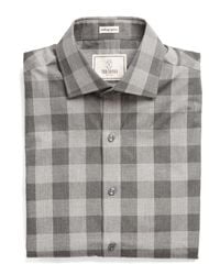 Todd Snyder - Gray Carey Dress Shirt In Grey And Tan Check for Men - Lyst