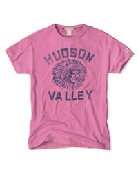Todd Snyder - Pink Hudson Valley T-shirt for Men - Lyst
