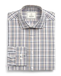 Todd Snyder - Gray Rockaway Dress Shirt In Blue/brown Plaid for Men - Lyst