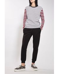 TOPSHOP Black Clean Seam Joggers