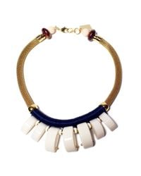 Lizzie Fortunato - Blue Casa Azul Graphic Necklace - Lyst