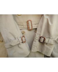 Trenchs en Coton Kaki Burberry en coloris Natural