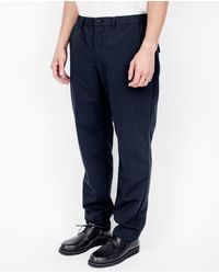 Still By Hand - Blue Inner Coating Pants / Navy for Men - Lyst