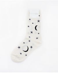 Hansel From Basel - White Moon + Stars Crew / Ivory - Lyst