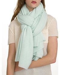 White + Warren - Green Cashmere Travel Wrap - Lyst