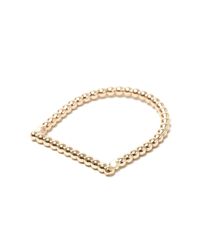 Alice Eden | Metallic U Dot Ring | Lyst