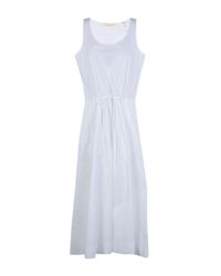 Diane von Furstenberg White 3/4 Length Dress