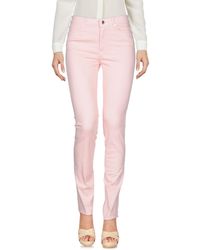 Les Copains Pink Casual Trouser