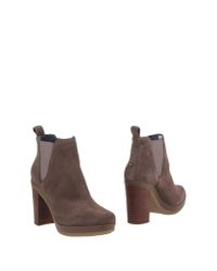 Tommy Hilfiger Natural Ankle Boots
