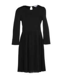 Patrizia Pepe - Black Short Dress - Lyst