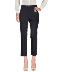 Jil Sander Navy Blue Casual Trouser