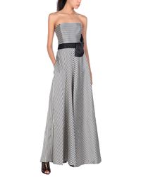 Halston Heritage Black Langes Kleid