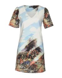 Anonyme Designers Blue Short Dress