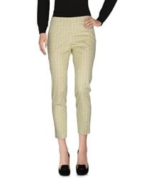 Piazza Sempione Yellow Casual Pants