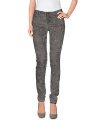 Armani Jeans Gray Casual Pants