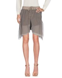 Rick Owens Natural Bermuda
