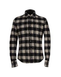 Dolce & Gabbana | Black Reversible Tartan Wool Shirt Jacket for Men | Lyst