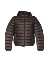 313 Tre Uno Tre Brown Down Jacket for men