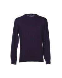 Fred Perry Purple Jumper for men