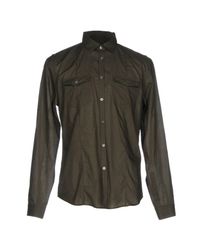John Varvatos Green Shirt for men