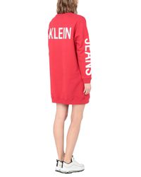 Vestito corto di Calvin Klein in Red