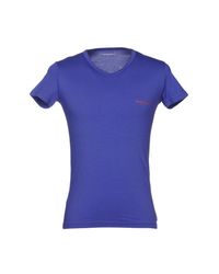 Emporio Armani - Purple Undershirt for Men - Lyst