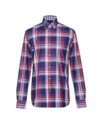 Paul & Shark Blue Shirt for men