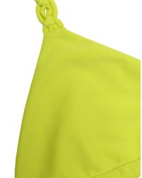 Mikoh Swimwear Yellow Bikini-Oberteil