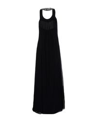Diane von Furstenberg Black Langes Kleid