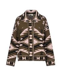 Black Coral Green Cardigan