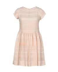 RED Valentino Pink Short Dress