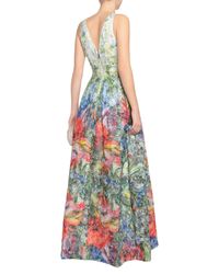 Alice + Olivia Multicolor Langes Kleid
