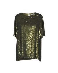 P.A.R.O.S.H. - Green Blouse - Lyst