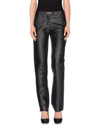 Class Roberto Cavalli Gray Casual Pants