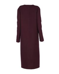 Manteau long Rochas en coloris Purple